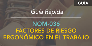 NOM-036 Factores de Riesgo Ergonómico en el Trabajo