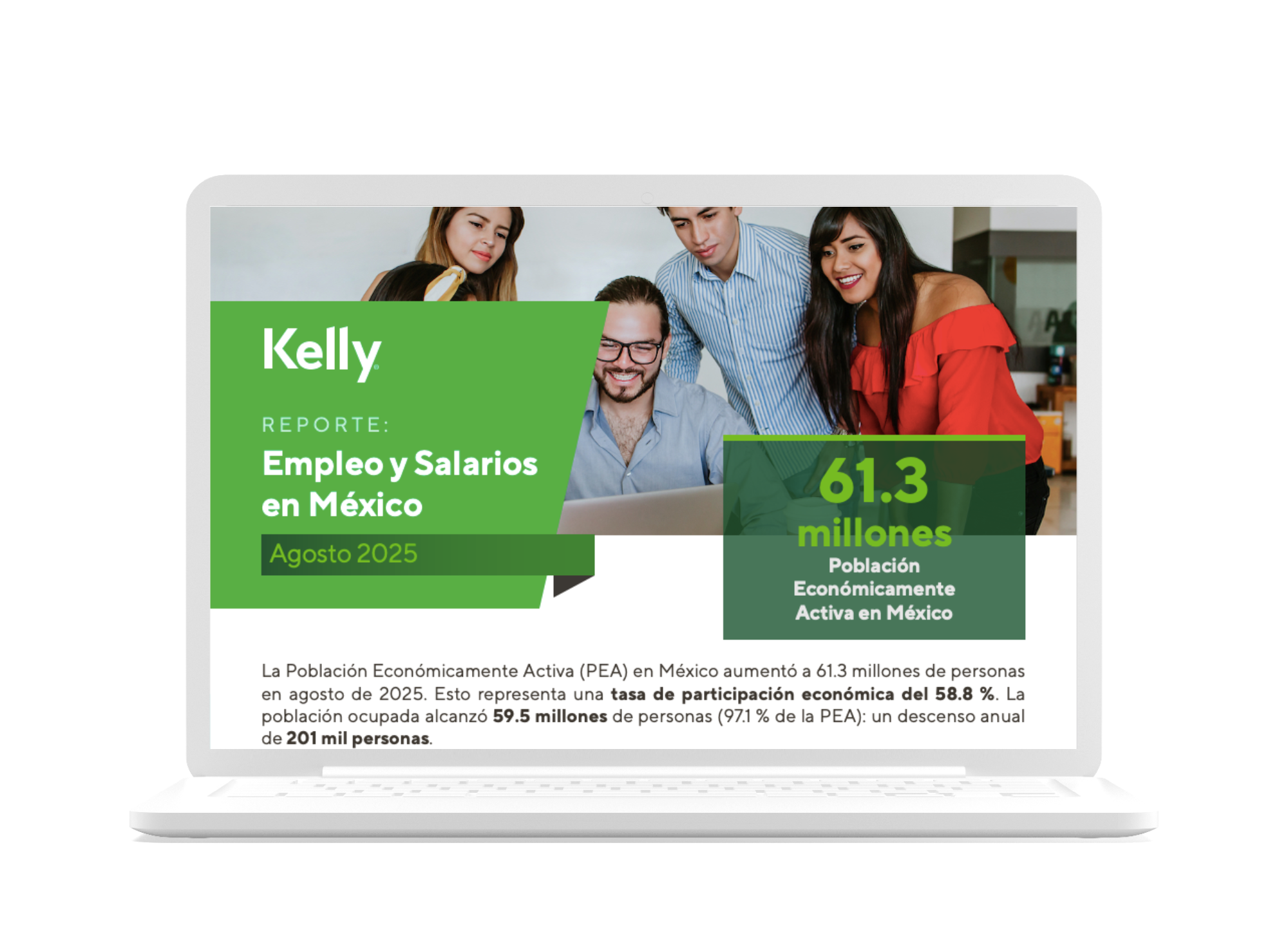 empleo y salarios en México agosto 2025