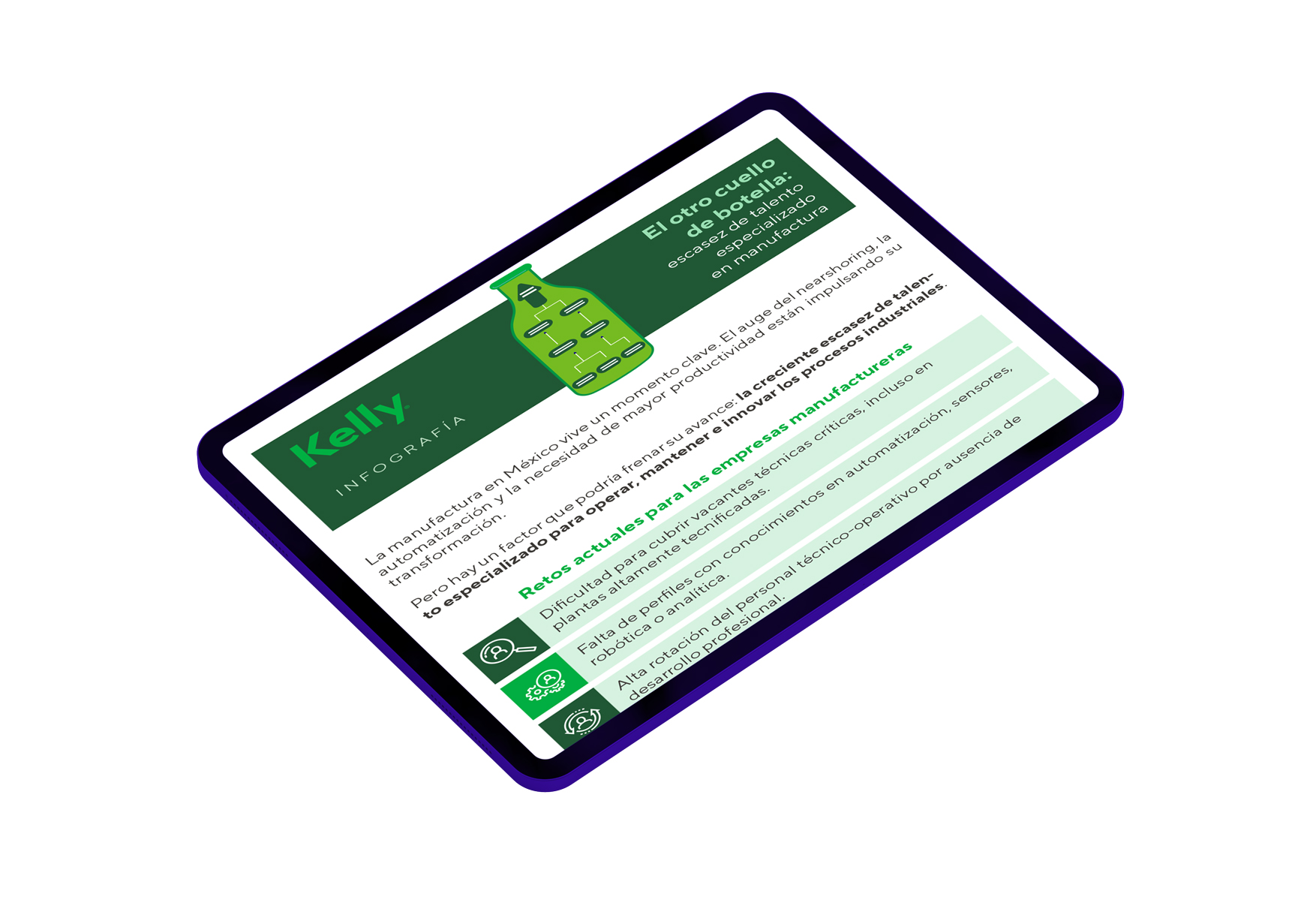 escasez de talento especializado en manufactura