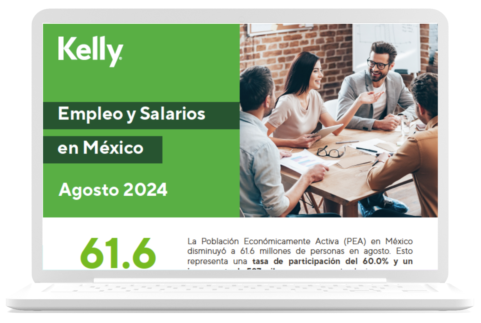 empleo y salarios en México agosto 2024